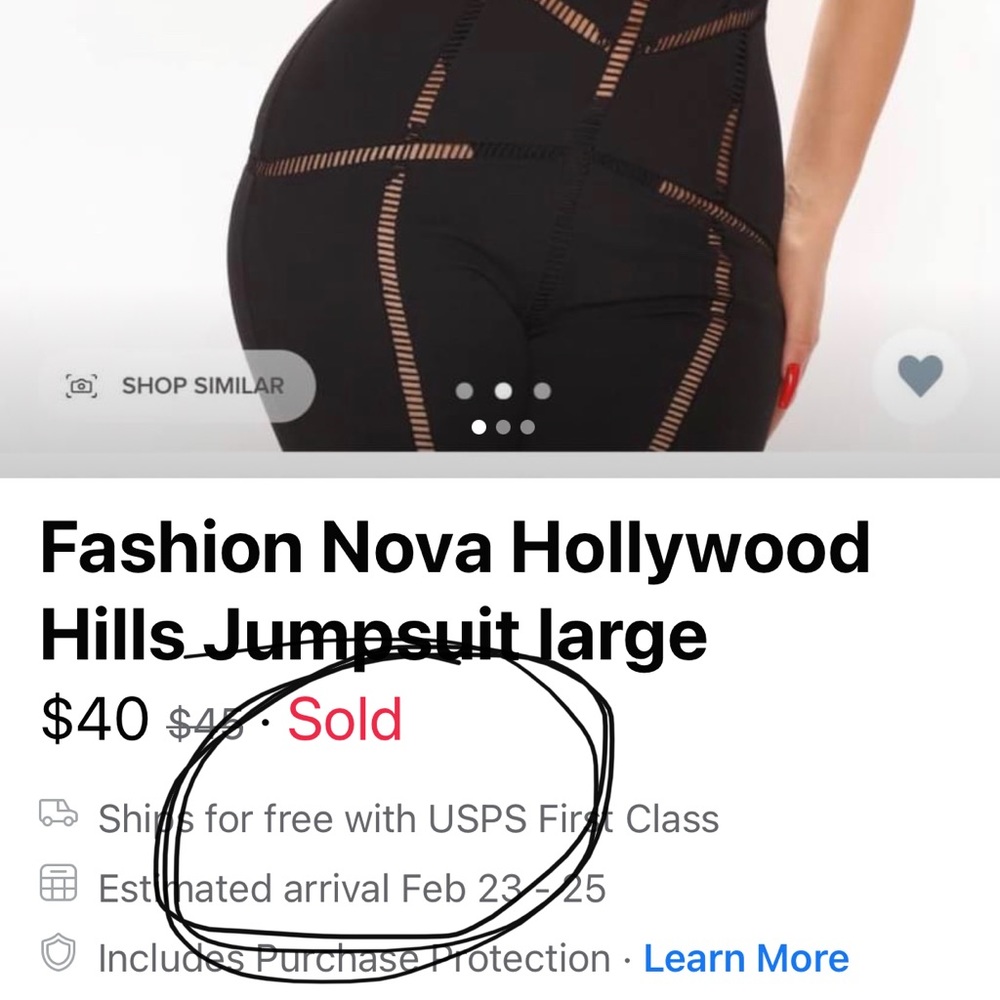 SOLD❌: FN Hollywood Hills Jumpsuit
